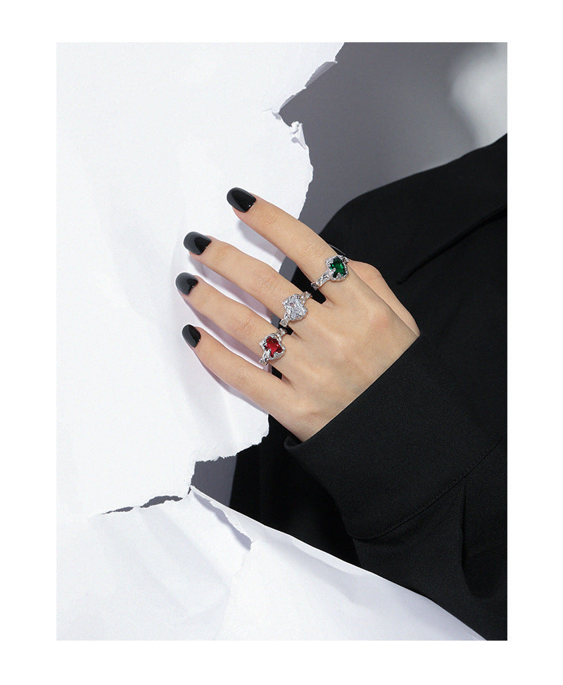 bague-argent-pierre-irreguliere