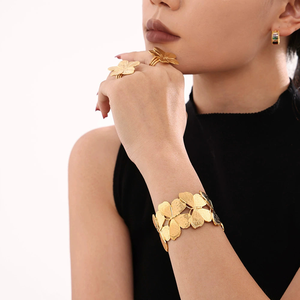Golden Bracelet Papillon