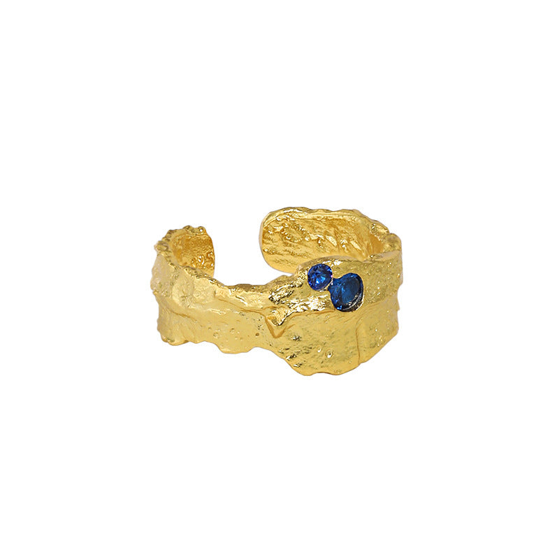 Gold-plated-Silver-ring-ursa-major