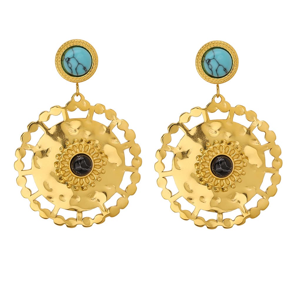 gold-plated-surgical-steel-statement-earrings-blossom-carnival-kiwified-emerald