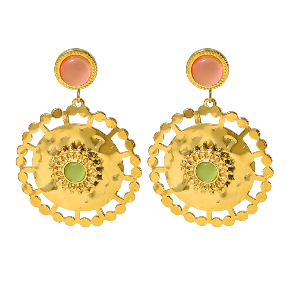 gold-plated-surgical-steel-statement-earrings-blossom-carnival-kiwified-emerald