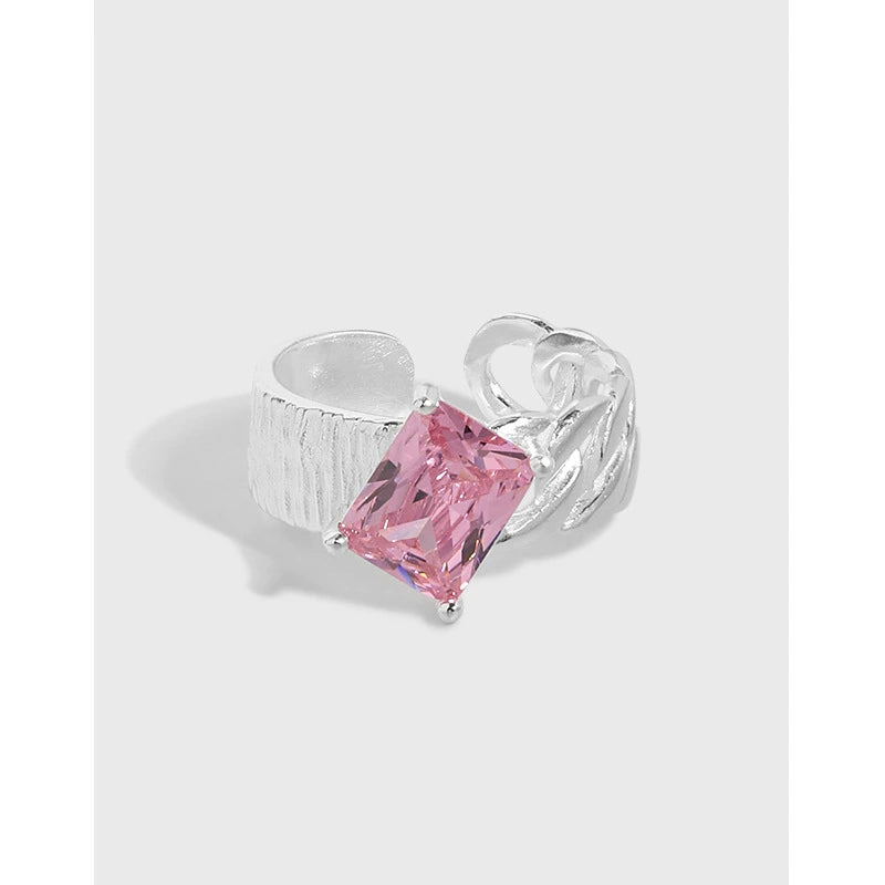 bague-argent-rose-vue-de-face