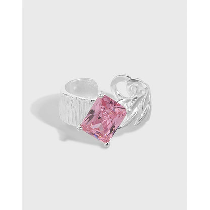 bague-argent-rose-vue-de-face