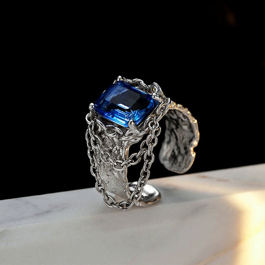 bague-chaine-argent-925-avec-chaine-profundis-vue-de-face