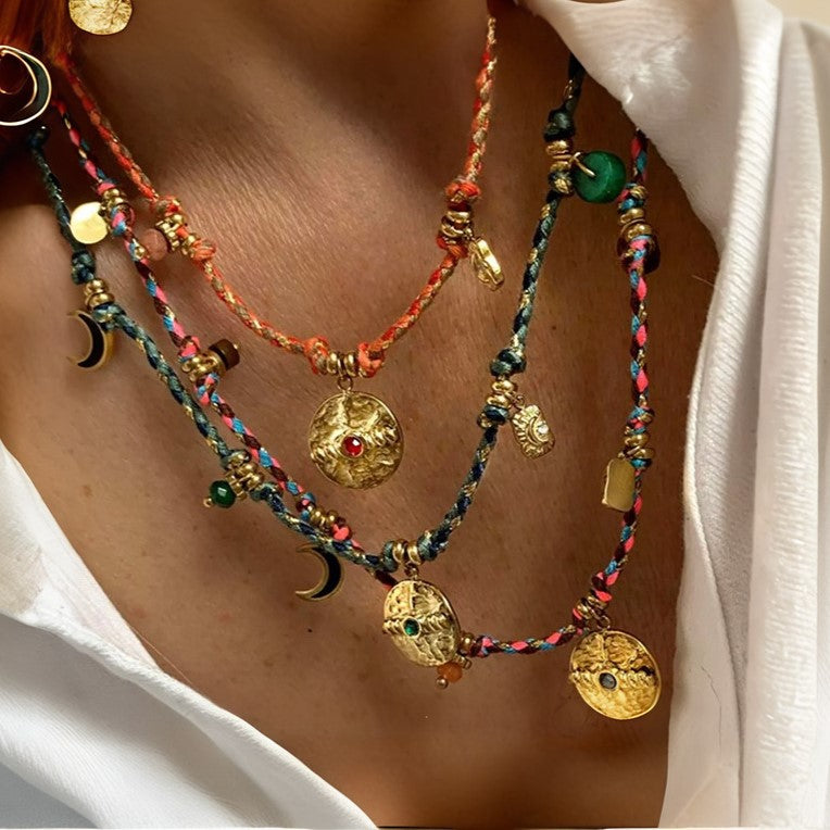 model-wearing-colorful-gypsy-necklaces